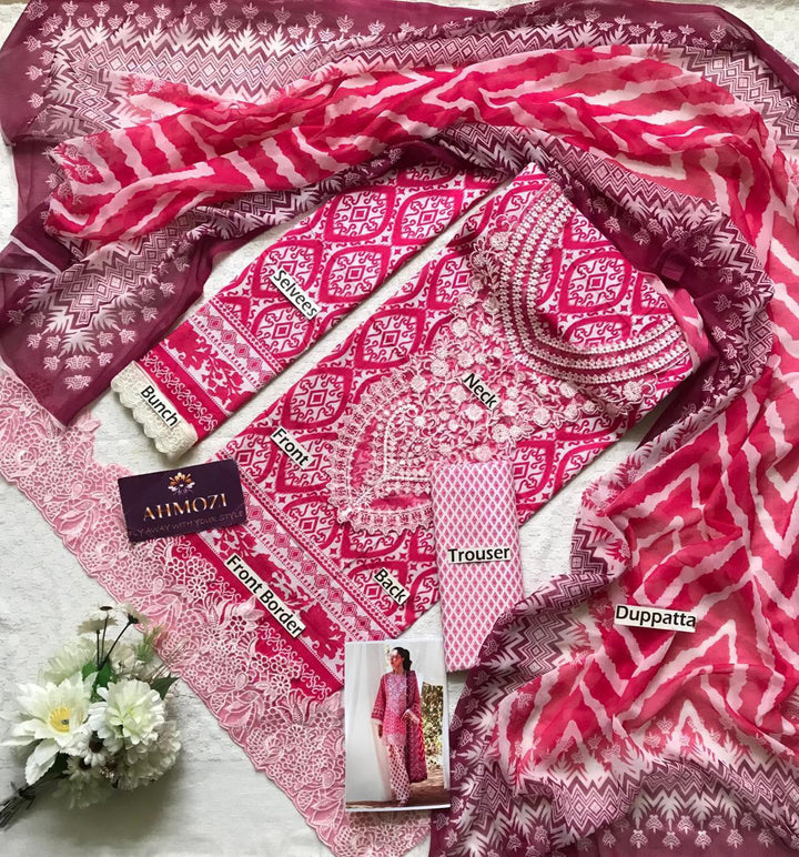 Zainab Chottani Lawn Suit-Lawn Suits-Replica Zone