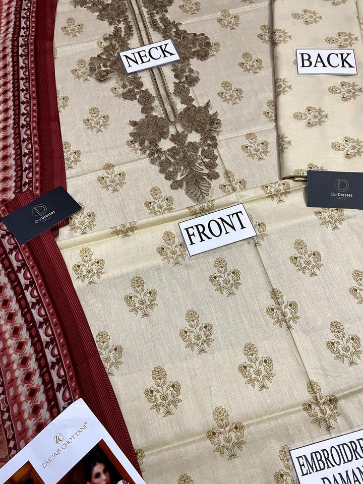 Zainab Chottani Lawn Suit-Lawn Suits-Replica Zone