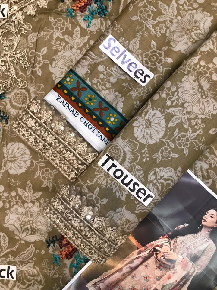 Zainab Chottani Lawn Suit-Lawn Suits-Replica Zone