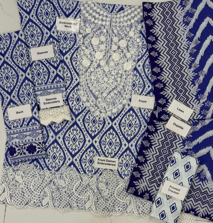 Zainab Chottani Lawn Suit-Lawn Suits-Replica Zone