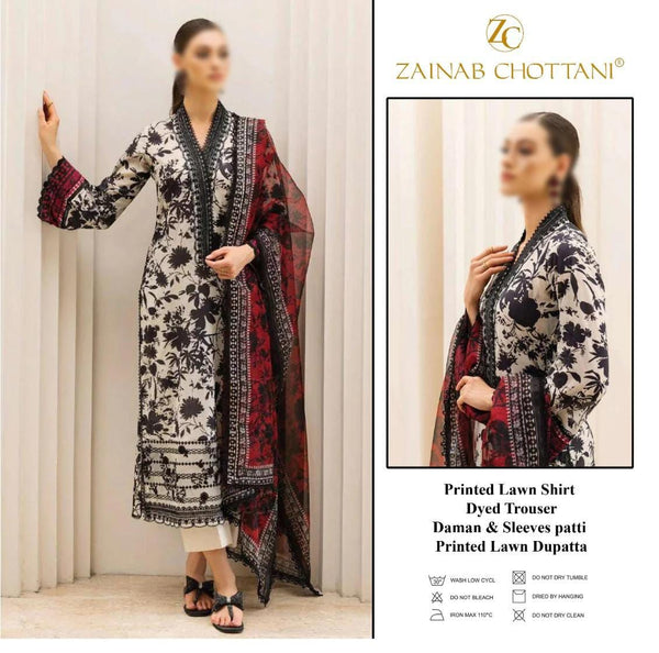 Zainab Chottani Lawn Suit-Lawn Suits-Replica Zone