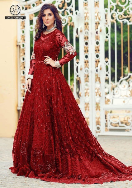 Flaunt Your Style with Zainab Chottani Net Frock Dresses – Replica Zone