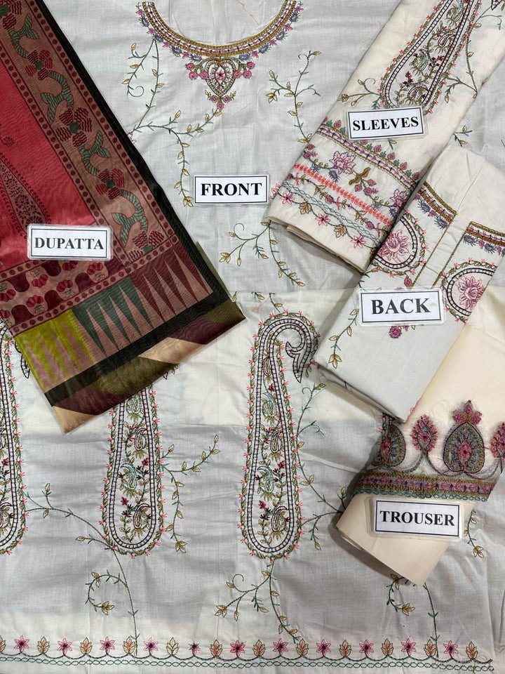 Zara Shahjahan Cotton Suit-Cotton Suits-Replica Zone