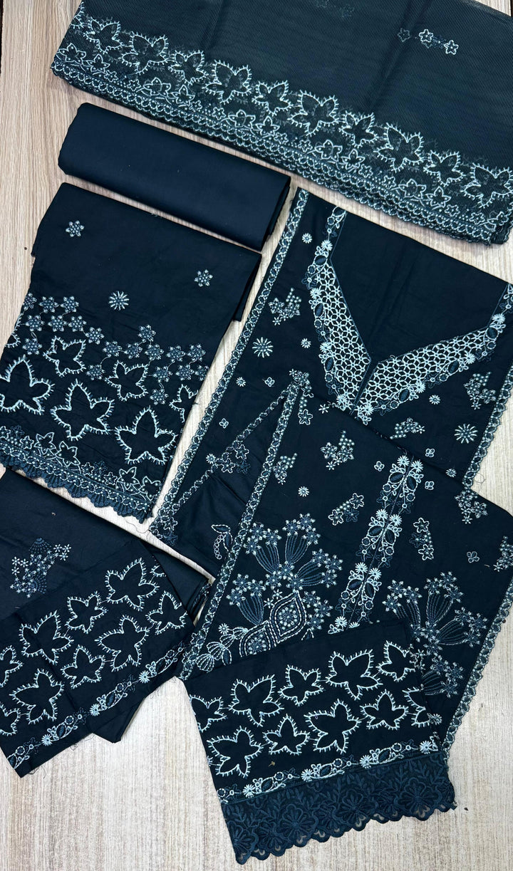 Zara Shahjahan Cotton Suit-Cotton Suits-Replica Zone