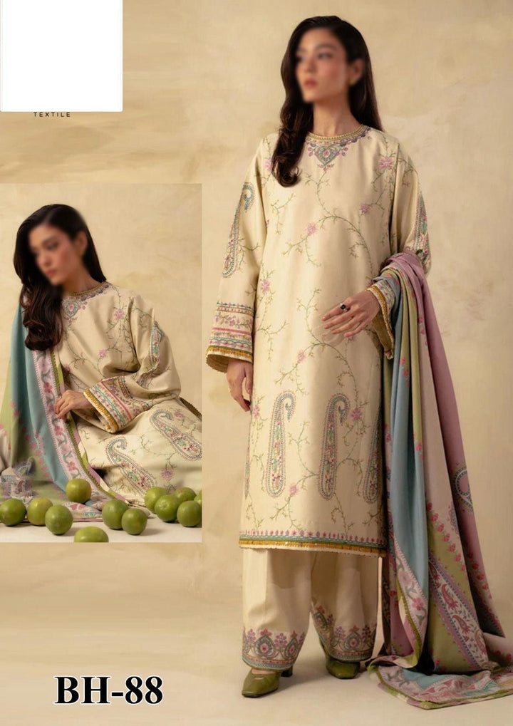 Zara Shahjahan Cotton Suit-Cotton Suits-Replica Zone