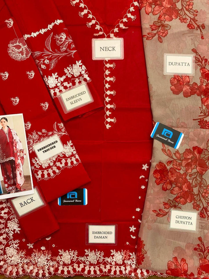 Zara Shahjahan Lawn Suit-Lawn Suits-Replica Zone