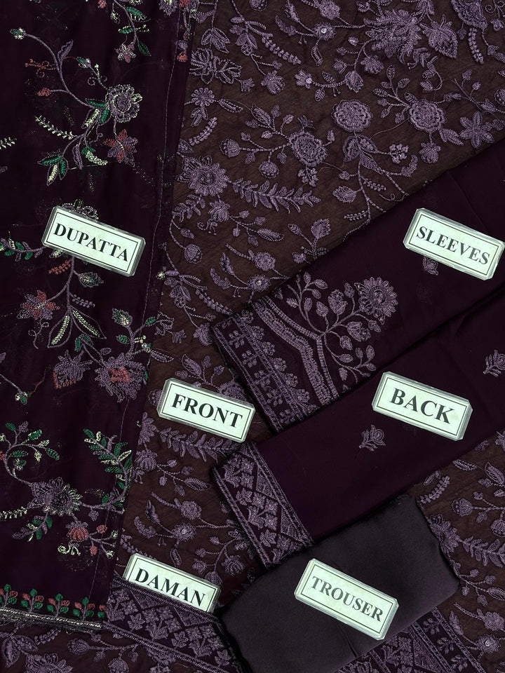 Zarif Chiffon Suit-Replica Suits-Replica Zone