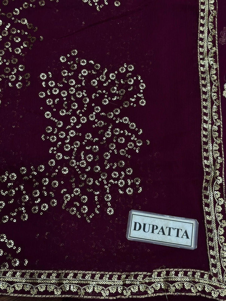 Zarif Chiffon Suit-Replica Suits-Replica Zone