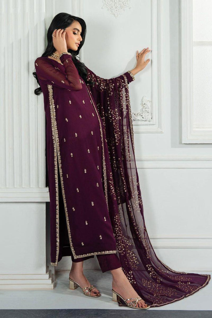 Zarif Chiffon Suit-Replica Suits-Replica Zone