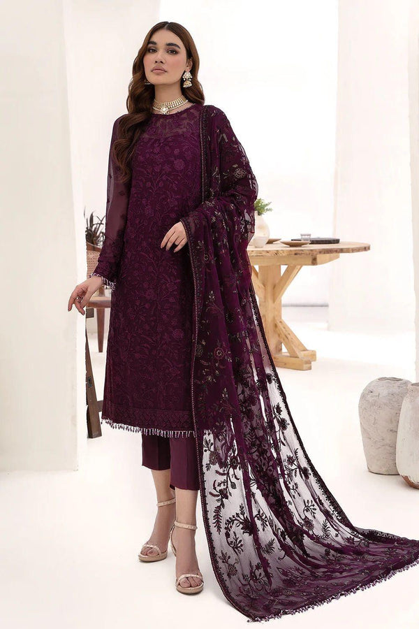 Zarif Chiffon Suit-Replica Suits-Replica Zone