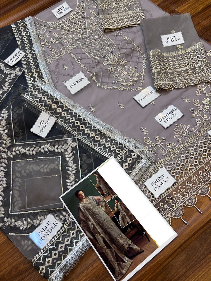 Zarin Organza Suit-Replica Suits-Replica Zone