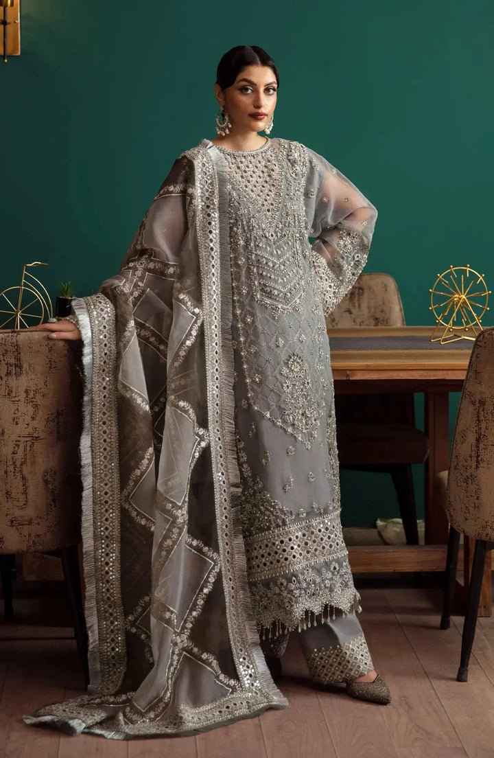 Zarin Organza Suit-Replica Suits-Replica Zone