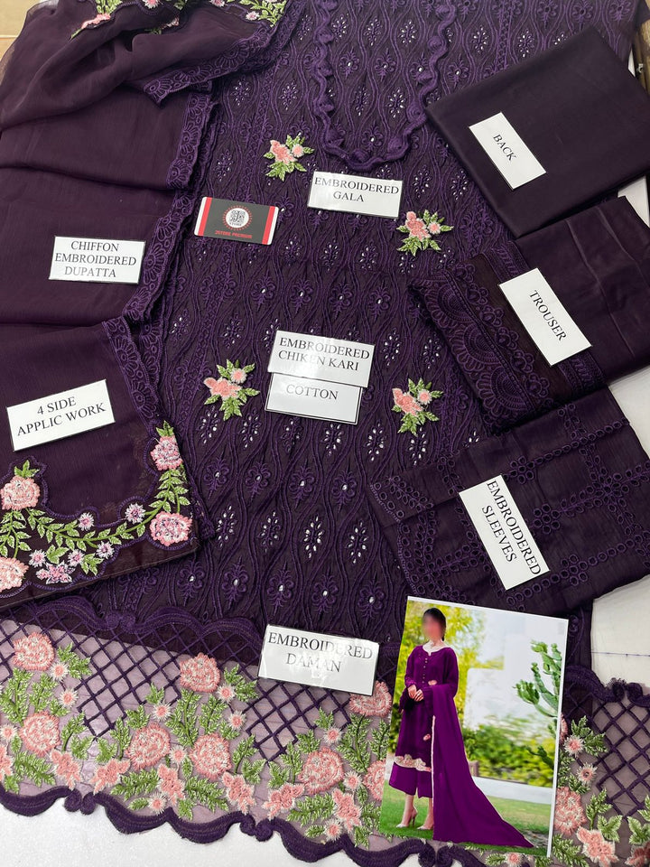 Zarqash Cotton Suit-Cotton Suits-Replica Zone