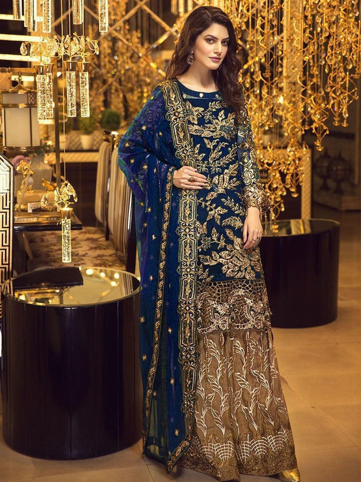 Zebtan Chiffon Suit-Replica Suits-Replica Zone