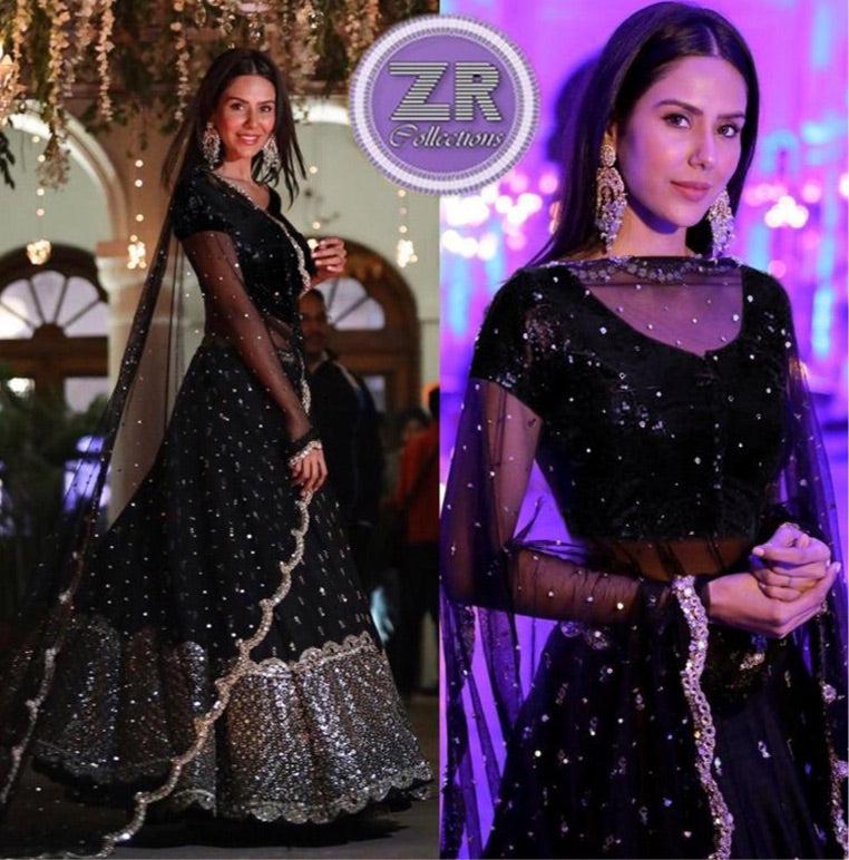 Indian Chiffon Bridal Suit-Bridal Suits-Replica Zone