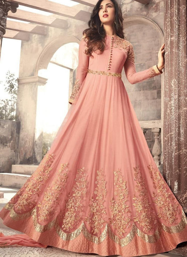 Zoya Chiffon Maxi-Bridal Suits-Replica Zone