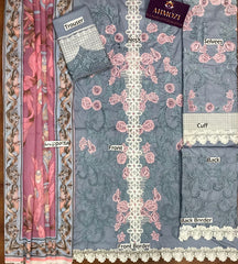 Mushq Lawn Suit-Lawn Suits-Replica Zone