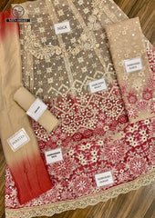 Mushq Net Frock-Bridal Suits-Replica Zone
