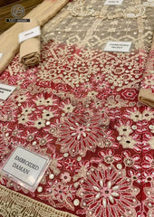 Mushq Net Frock-Bridal Suits-Replica Zone