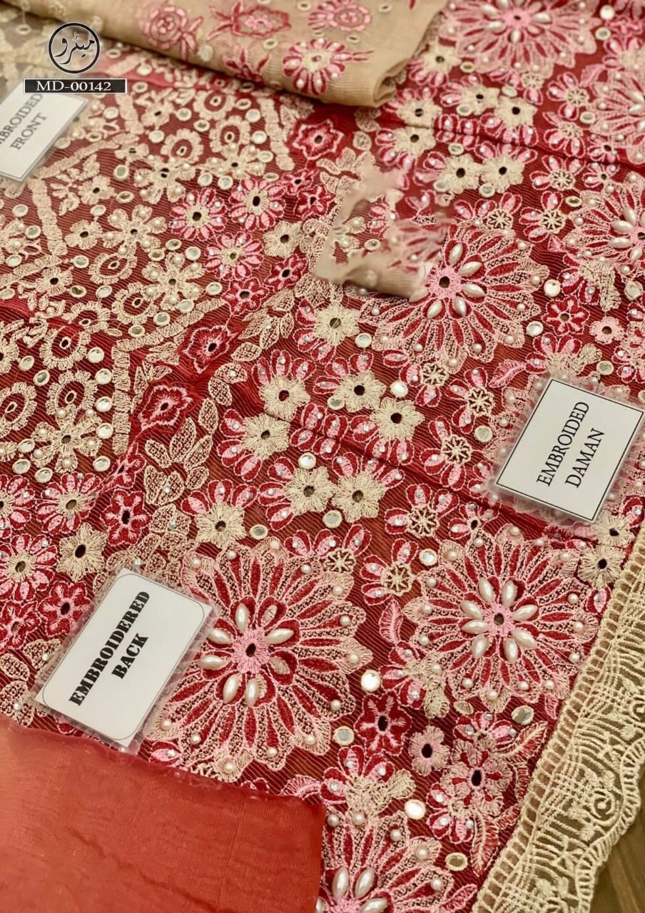 Mushq Net Frock-Bridal Suits-Replica Zone