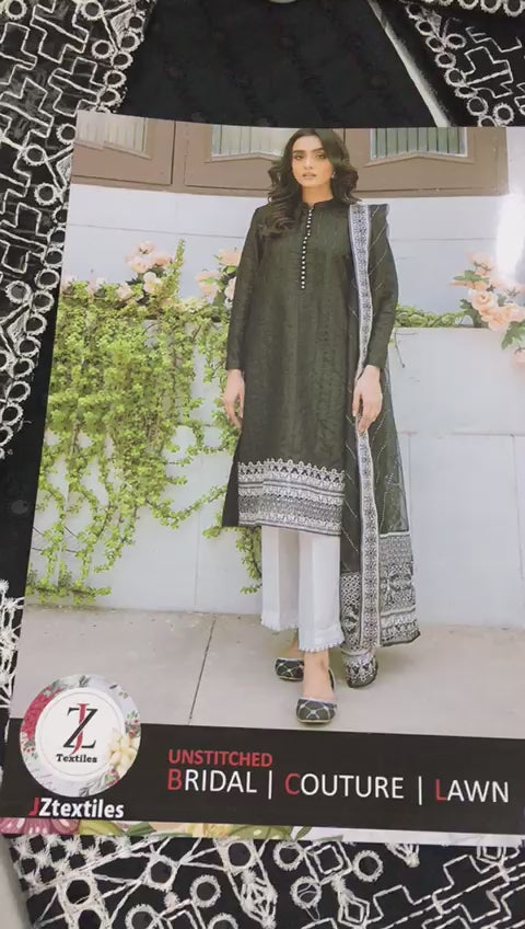 Embroidered Raw Silk Suit